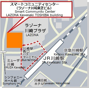 map of direction (Hamamatsucho)