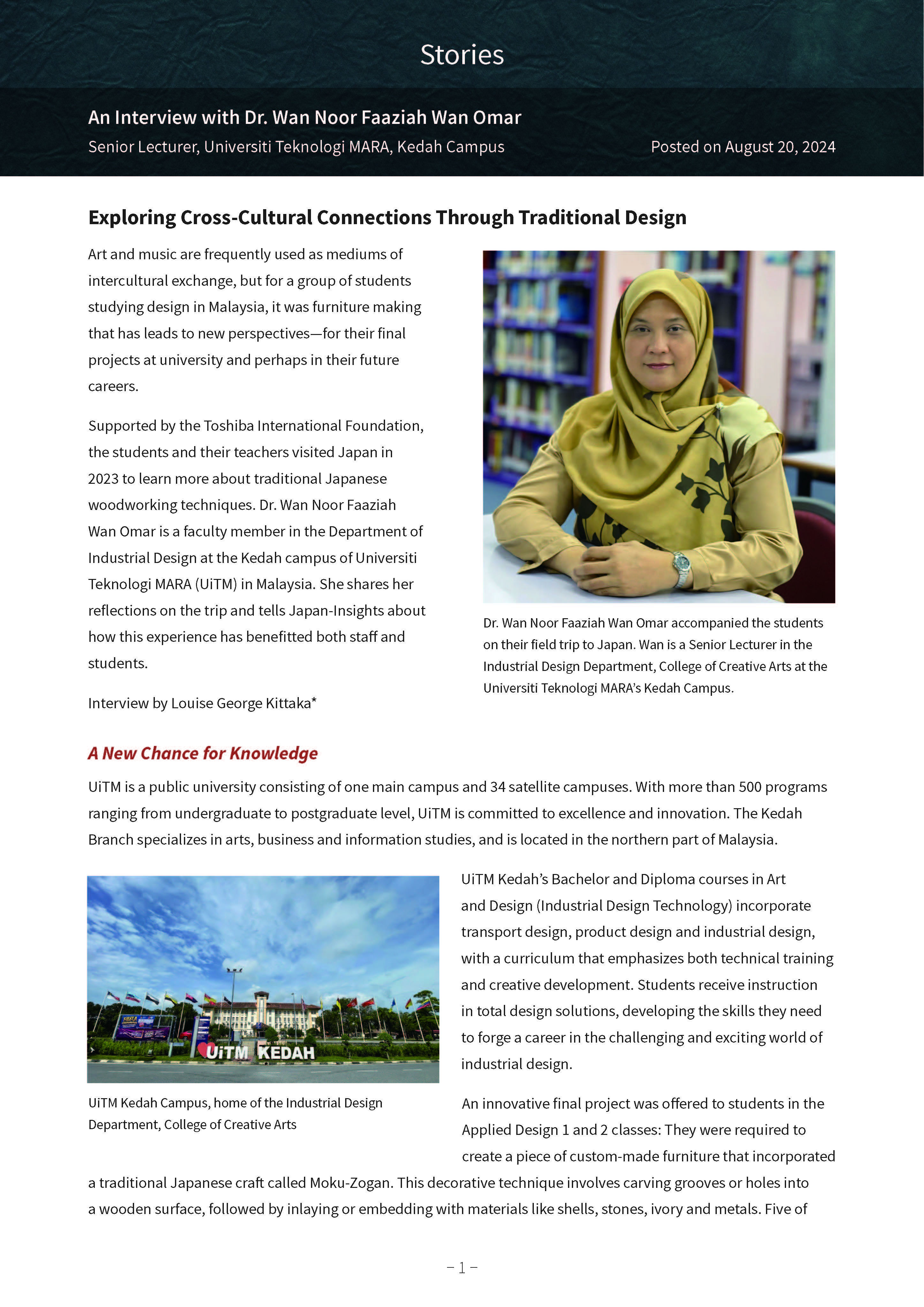PDF for Dr. Wan Noor Faaziah Wan Omar interview